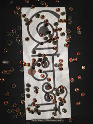 কুন্দন - কালার - গোল - লাল