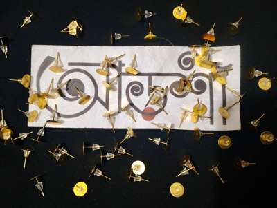 পিন - পুশপিন - গোল্ডেন (পুশসহ) / টপ হুক