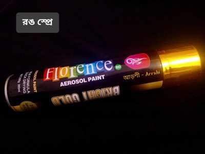 রঙ স্প্রে - Aerosol Paint - Florence - Bright Gold